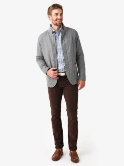 Peter Millar Crown Crafted Men's Alpine Wool Quilted Blazer -ST.BERNARD MF22XZ63xNICKELxAlt2 81126024