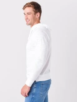 Faherty Brand Men's Slub Cotton Hoodie -ST.BERNARD MKC0056xWHITExAlt2 33847697