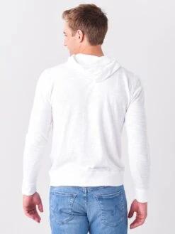 Faherty Brand Men's Slub Cotton Hoodie -ST.BERNARD MKC0056xWHITExAlt3 33847698