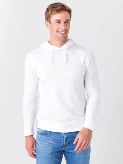 Faherty Brand Men's Slub Cotton Hoodie