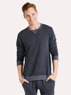 Faherty Brand Dual Knit Crew