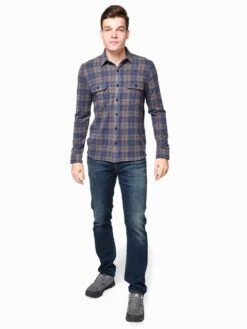 Faherty Brand Men’s Legend Sweater Shirt -ST.BERNARD MKH1902 HARVESTPLAIDalt3
