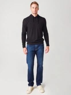 Faherty Men's Legend Sweater Hoodie -ST.BERNARD MKH2011xHEATHEREDBLACKTWILLxAlt3 23568900