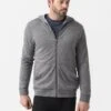 Faherty Brand Men's Cloud Reversible Zip Hoodie 2 Faherty Brand Men's Cloud Reversible Zip Hoodie -ST.BERNARD MKH2224xMEDIUMGREYHEATHERLIGHTBLUEHEATHERxPrimary 82495006