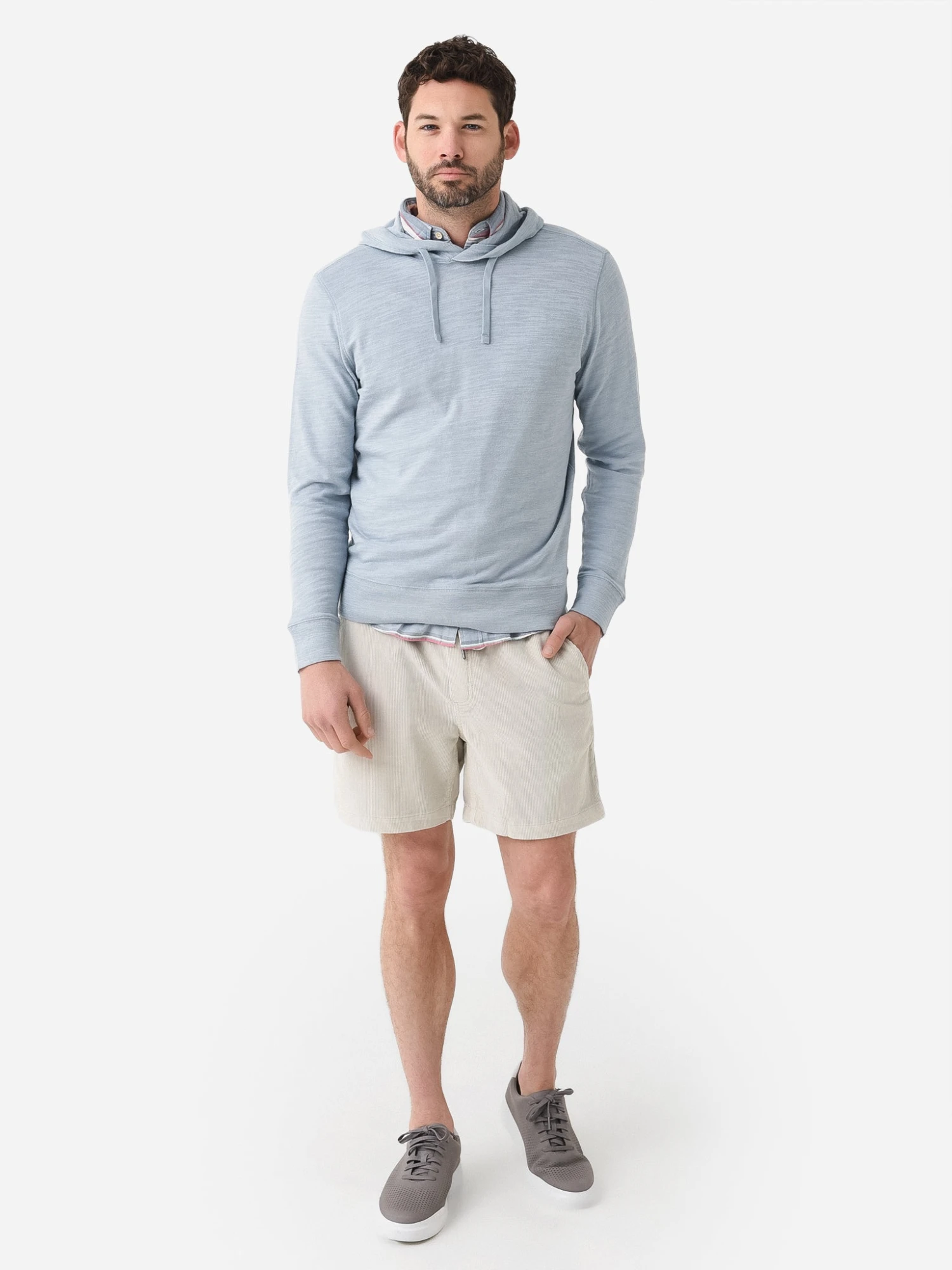 Faherty Brand Men's Sunwashed Slub Hoodie 4 Faherty Brand Men's Sunwashed Slub Hoodie - Image 2