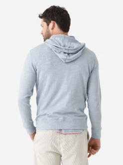 Faherty Brand Men's Sunwashed Slub Hoodie 9 Faherty Brand Men's Sunwashed Slub Hoodie -ST.BERNARD MKS2336xBLUEBREEZExAlt3 94359760