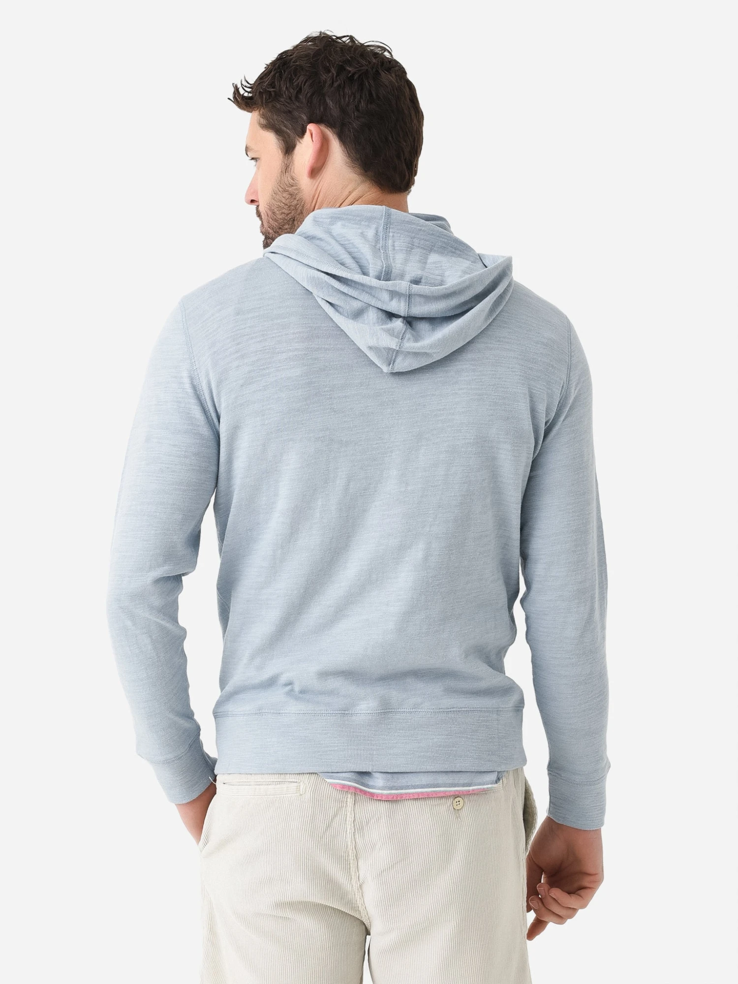 Faherty Brand Men's Sunwashed Slub Hoodie 6 Faherty Brand Men's Sunwashed Slub Hoodie - Image 4