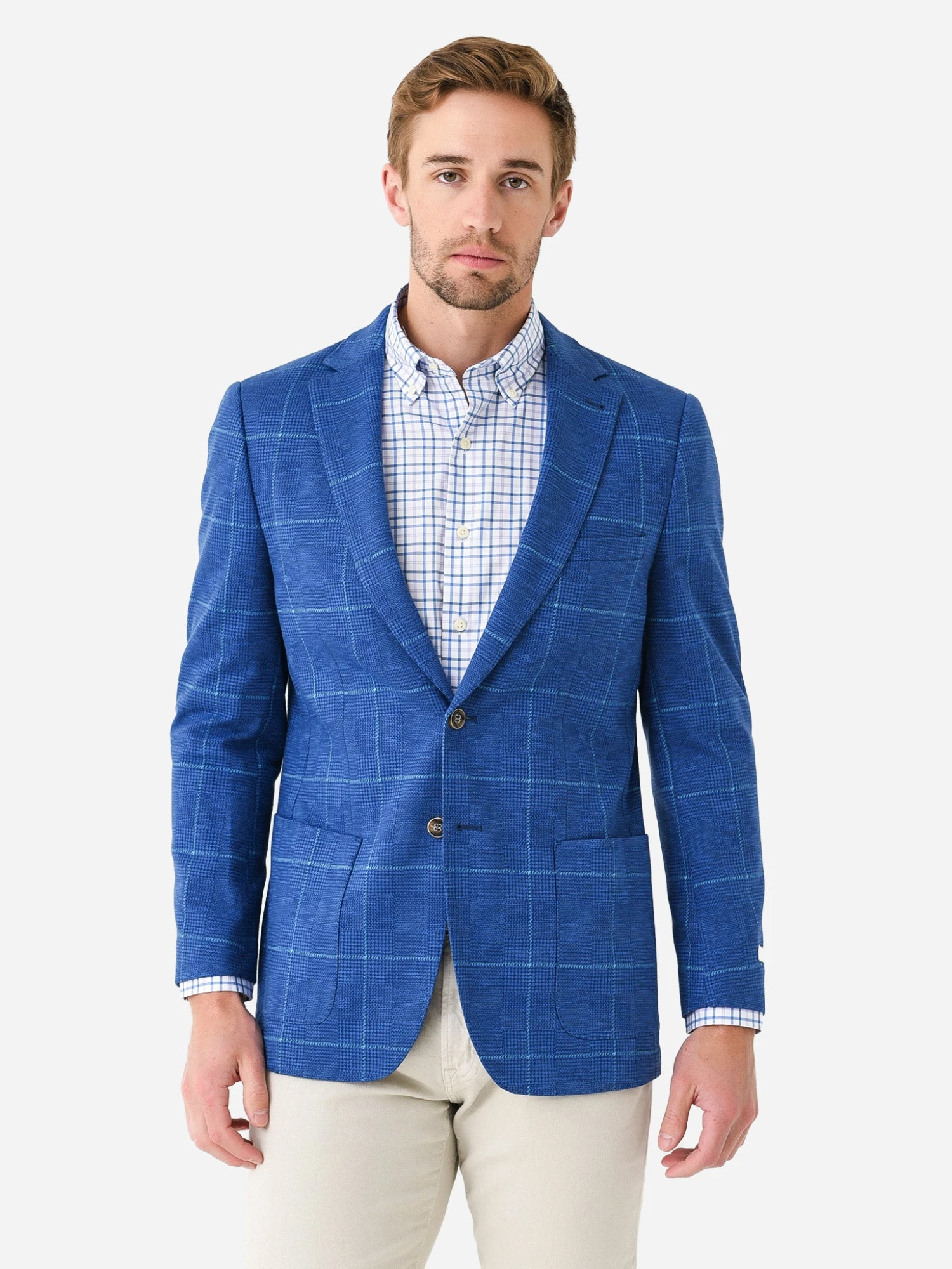 Peter Millar Crown Men's Islip Houndstooth Pane Soft Jacket 5 Peter Millar Crown Men's Islip Houndstooth Pane Soft Jacket - Image 3