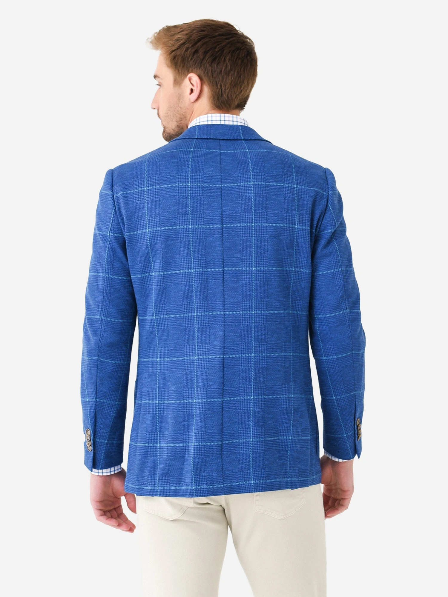 Peter Millar Crown Men's Islip Houndstooth Pane Soft Jacket 8 Peter Millar Crown Men's Islip Houndstooth Pane Soft Jacket - Image 6