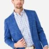 Peter Millar Crown Men's Islip Houndstooth Pane Soft Jacket -ST.BERNARD MS23J01xATLANTICBLUExPrimary 93137098