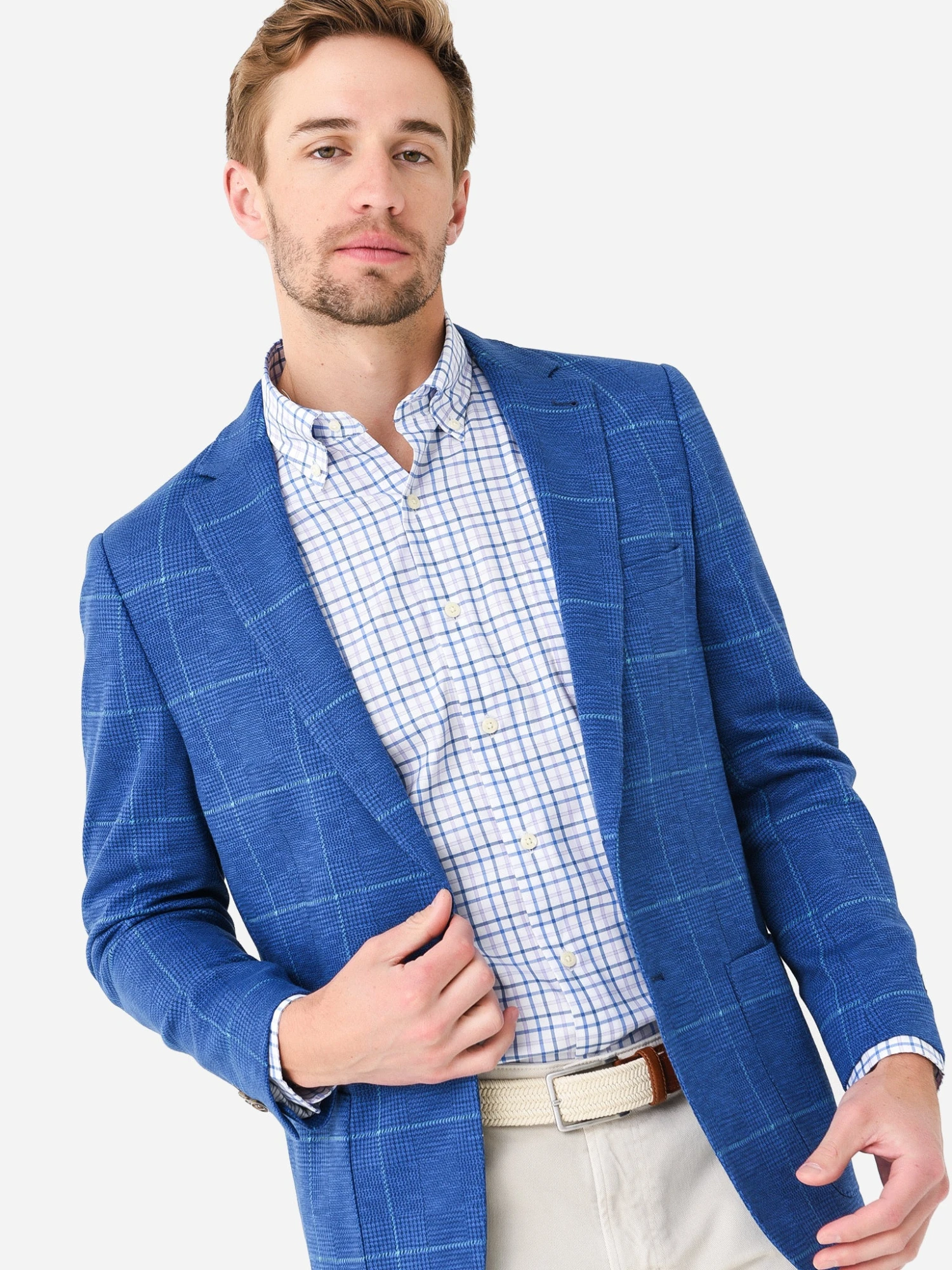 Peter Millar Crown Men's Islip Houndstooth Pane Soft Jacket 3 Peter Millar Crown Men's Islip Houndstooth Pane Soft Jacket