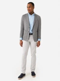 Peter Millar Crown Crafted Men's Holden Solid Jersey Soft Jacket -ST.BERNARD MS23XJ06xGALEGREYxAlt2 93189231