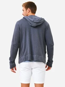 James Perse Men's Vintage Zip-Up Hoodie -ST.BERNARD MXA2130xNORTHPIGMENTxAlt4 69628242