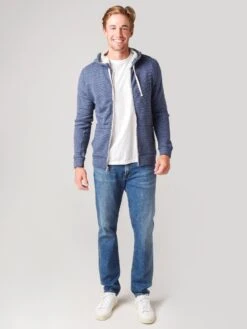 Rails Men's Noah Hoodie -ST.BERNARD RM 631 998 2343xHEATHERNAVYBLUESTRIPExAlt3 21934806