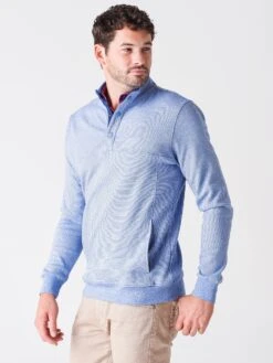 Saint Bernard Men's Aiden Snap Pullover -ST.BERNARD SBF21K12xMARINENAVYxAlt2 42670340