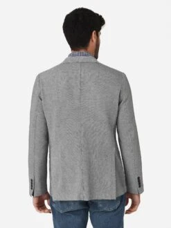 R51 Men's The Luca Jersey Knit Soft Jacket -ST.BERNARD THELUCAxWHITEGREYxAlt1 97341592