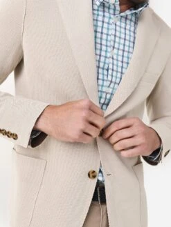 R51 Men's The Luca Jersey Knit Soft Jacket -ST.BERNARD THELUCAxWHITETAUPExAlt1 97340829