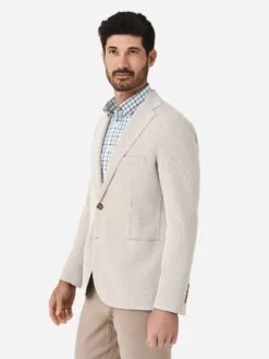 R51 Men's The Luca Jersey Knit Soft Jacket -ST.BERNARD THELUCAxWHITETAUPExAlt3 97340832
