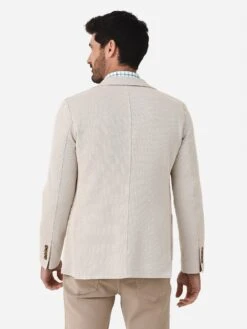 R51 Men's The Luca Jersey Knit Soft Jacket -ST.BERNARD THELUCAxWHITETAUPExAlt4 97340833