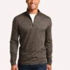 Rodd And Gunn Anvil Island 1/4 Zip -ST.BERNARD TP0194 TAUPE