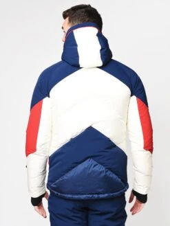 Perfect Moment Men’s Chevron Stripes Jacket -ST.BERNARD W18M003 SNOWWHITE NAVY REDalt2