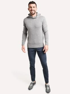 Greyson Men's Koko Hooded Solid Sweater 9 Greyson Men's Koko Hooded Solid Sweater -ST.BERNARD WKO1001 SMOKEHEATHERalt3
