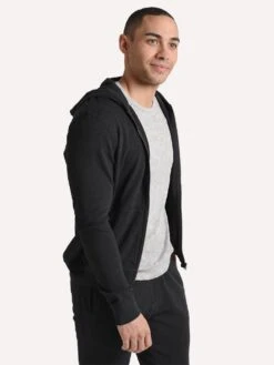 ATM Men's French Terry Hoodie -ST.BERNARD am4800 fq charcoalheatheralt1