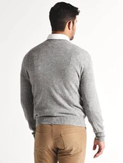 Hartford Cashmere Pique Pullover -ST.BERNARD aqh1337 lightgreyalt2