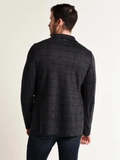 Harris Wharf London Blazer Overcheck -ST.BERNARD c8g24mmj f blue greyalt3