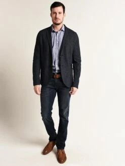 Harris Wharf London Sartorial Blazer Pindot -ST.BERNARD c8p22mef denimalt1