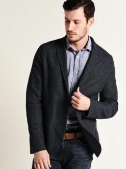 Harris Wharf London Sartorial Blazer Pindot -ST.BERNARD c8p22mef denimalt2