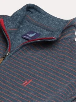 Johnnie-O Men's Emmett Fleece Sweater -ST.BERNARD jmko1620 twilightalt2