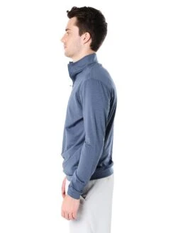 Peter Millar Men's Sugar Stripe Perth Performance Pullover -ST.BERNARD mf16ek40e midnightalt1