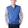 Peter Millar Men's Marino Wool 1/4 Zip Vest 2 Peter Millar Men's Marino Wool 1/4 Zip Vest -ST.BERNARD mf16s54 hawaiianblue