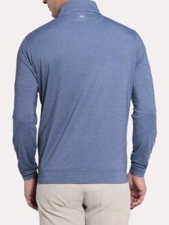 Peter Millar Perth Stretch Loop Melange 1/4 Zip