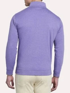 Peter Millar Crown Comfort Interlock 1/4 Zip -ST.BERNARD mf18k40 auroraalt1