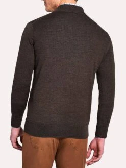 Peter Millar Crown Soft Quarter-Zip Sweater -ST.BERNARD mf18s52 branchalt1