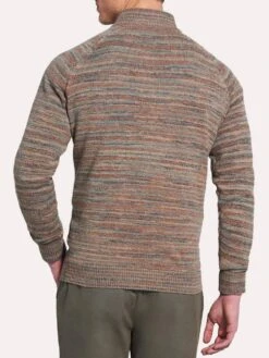 Peter Millar Twisted Cashmere 1/4 Zip -ST.BERNARD mf18s83 corkalt1
