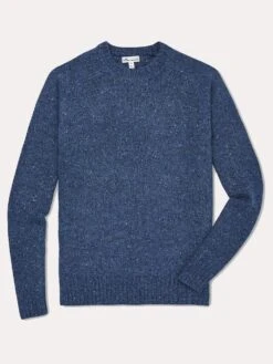 Peter Millar Crown Vintage Saddle Shoulder Crew -ST.BERNARD mf18s97 atlanticbluealt2