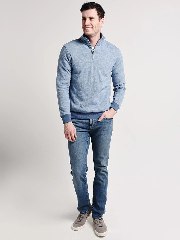 Faherty Dual Knit 1/4 Zip 7 Faherty Dual Knit 1/4 Zip - Image 5