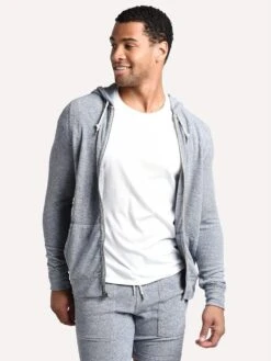 Faherty Brand Men's Towel Terry Hoodie