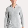 Faherty Brand Backloop Jacquard Hoodie Poncho -ST.BERNARD mku1812 whitewater