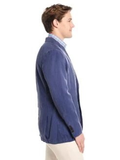 Peter Millar Men's Seaside Soft Sport Coat -ST.BERNARD ms17j07 atlanticbluealt3