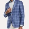 Peter Millar Men's Classic Windowpane Soft Jacket -ST.BERNARD ms19j01 plazablue 1e5805dc b4a7 4c4a 9a73 7a2e0d1a1ca0