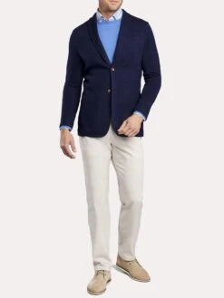 Peter Millar Men's Spring Knit Blazer -ST.BERNARD ms19j10 navyalt2