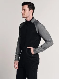 KJUS Men's Downforce Midlayer Jacket -ST.BERNARD ms25 e03 blackalt1