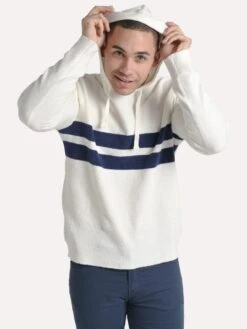 Faherty Brand Coastal Loop Crew -ST.BERNARD mys1902 whitedoublesurfstripealt3