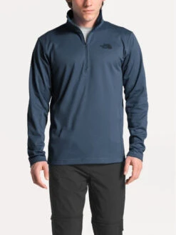 The North Face Men's Tech Glacier 1/4 Zip -ST.BERNARD nf0a2vg7 shadybluealt1