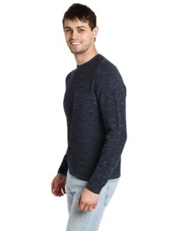 Grayers Multi Texture Crew 10 Grayers Multi Texture Crew -ST.BERNARD s001218nhr navyheatheralt2