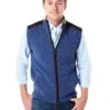 Saint Bernard Full Zip Mock Vest -ST.BERNARD s1632 blue 12601002 dee2 469f a4ae 10f2e05372e3